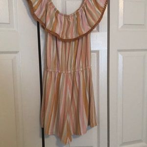 XL multi color romper